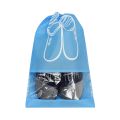 New Non-woven Shoes Pouch Drawstring Portable Shoes Storage Organizer Bags Organization Waterproof Transparent Hanging Bag Home. 