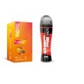 Skore Flavors With 1500+Raised Dots 20S with  Skore Cherry Flavored Lubes 50 Ml.. 