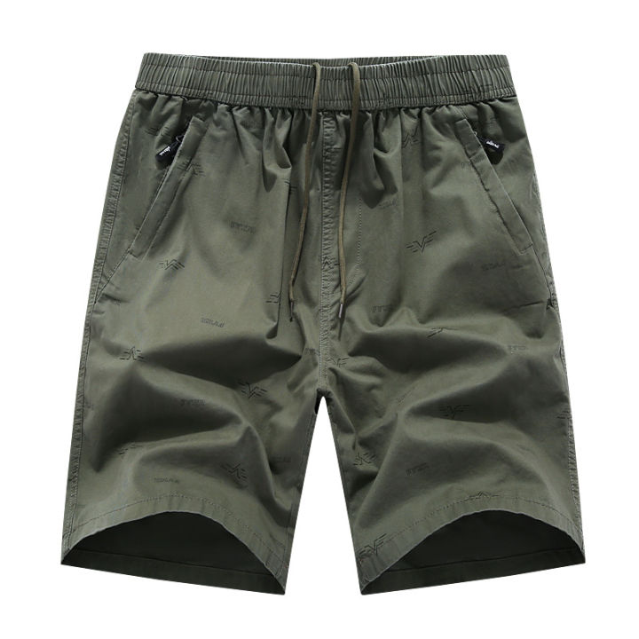 Summer%20cotton%20beach%20pants%205%20points%20medium%20pants%20wear%20home%20loose%20casual%20flower%20shorts%20men's%20five-point%20pants%20trendy%20brand%20-%20Image%205