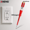 Difutagui Portable Voltage Indicator Non-contact Insulation Test Pen Neon Luxury Bulb Screwdriver Voltage Tester for Live/Null Wire Judgment. 
