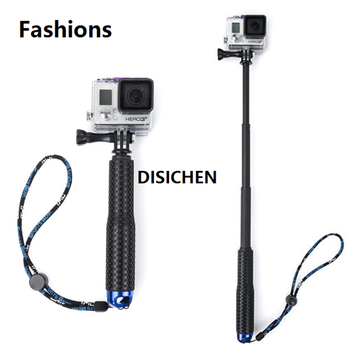 DISICHEN%20Fashions%201%20Set%20Extendable%20Pole%20Mini%20Selfie%20Stick%20Waterproof%20Monopod%20Blue%20For%20GoPro%20Hero11%2010%209%208%206%205%204/3%20New%20for%20SJCAM%20EKEN%20sport%20camera%20Luxury%20-%20Image%203