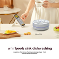 JAERBEE Ultrasonic Dish Washer Portable Mini Turbo Dishwasher, Vegetable Washing Machine Household Sink Dishwasher Device B. 