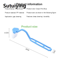 Sutuiying Small Toilet Brush V/S-shaped Kitchen Dead Corner Cleaning Brush Children's Toilet Brush Crevice Cleaning Brushes Home Tools. 