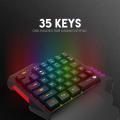 Fantech Archer K512 Rgb Backlights One-Hand Ergonomic Gaming Keyboard. 