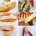 FORIDE 2X Grilled Sandwich Maker,Bread Toast Breakfast Machine,Hot Sandwich Pan,Nonstick Aluminum Flip Pan,Kitchen Tool. 