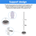 (GGBR) ARGB Graphics Card Bracket RGB Vertical Support 5V 3PIN Desktop Computer Graphics Card GPU Holder Height Adjustable. 