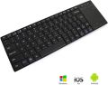 BT10 Bluetooth Keyboard With Touchpad Type,  3.0 Wireless Keyboard USB Rechargeable, Wireless Mouse, Silent, Lightweight, Thin, Compatible With Windows, Mac OS, Android, IOS, PC, Smartphone, SYWS0049-B. 