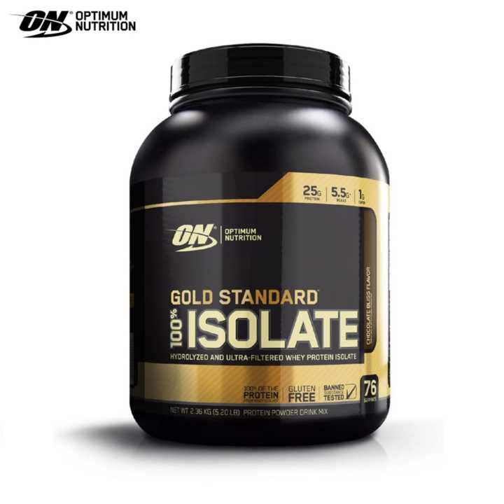 Optimum Nutrition Gold Standard Isolate Chocolate Whey Protein 5 Lb