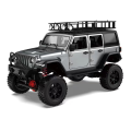 MN128 2.4G RC Crawler Car Climbing with LED Light Ull Scale Remote Control Cars Toys for Boys Gift Silver. 