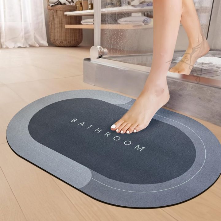 Super Water Absorbing Bath Mat ,Soft Carpet ,Slip Resistant Floor Door Mat, Quick Drying Mat 40 x 60 CM