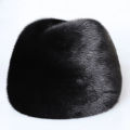 Russian Motorcycle Black Men's Aviator Mink True Thickened Winter Cap/Brown Label Senior Ears Warm Hat Style Mink Hat. 