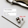 1Set Thumb Stud Replacement for Buck 110 Knife with Hex Wrench Easy Install. 