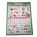 Nepali Barnamala Chart No. 2- 12" x 24 ". 