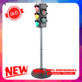 Traffic Light Toy Height Adjustable Kids Toy Educational Sound Flashing Traffic Light Model for Home. 