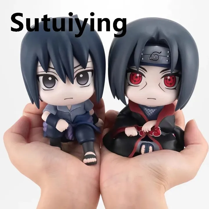 Sutuiying%209cm%20Naruto%20Anime%20Figure%20Naruto%20Kakashi%20Action%20Figure%20Q%20Version%20Kawaii%202025%20Sasuke%20Itachi%20Figurine%20Car%20Decoration%20Collection%20Model%20Toy%20-%20Image%203