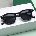 New Design Korean Trendy classic Unique Design Black rimless Square Sunglasses For Unisex. 