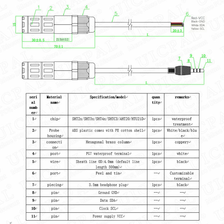 1M%20I2C%20Output%20SHT20%20SHT30%20SHT40%20SHTC3%20Temperature%20Humidity%20Sensor%20Module%20Probe%20Cable%20Waterproof%20Digital%20Capacitance%20Sensors%20-%20Image%206