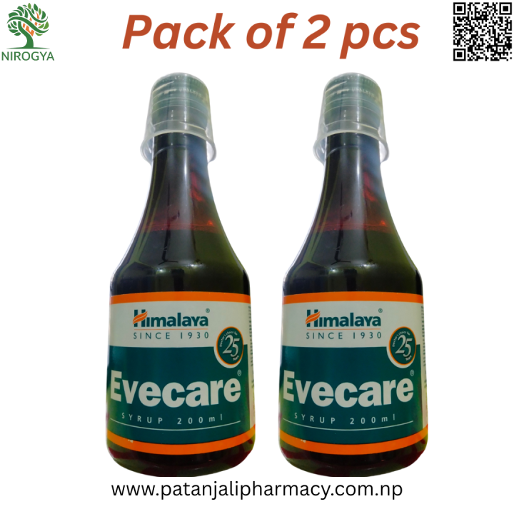 Himalaya Evecare Syrup 200ML Pack of 2 pcs