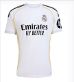 Real Madrid Home Jersey Player Version Fitting Design 2024/25 Made In Thailand. 