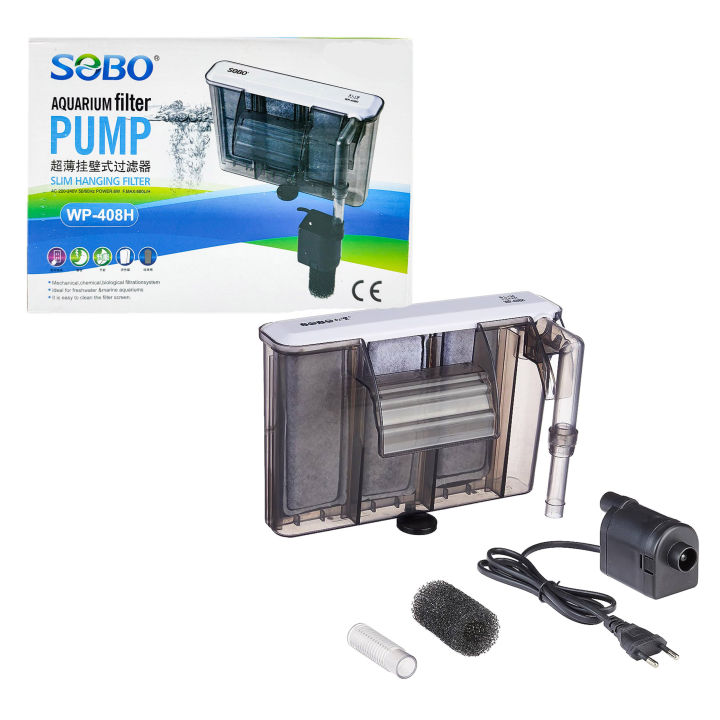 SOBO%20Aquarium%20Filter%20Pump%20Slim%20Hang%20On%20Back%20Filter%20WP-408H%20-%20Image%205