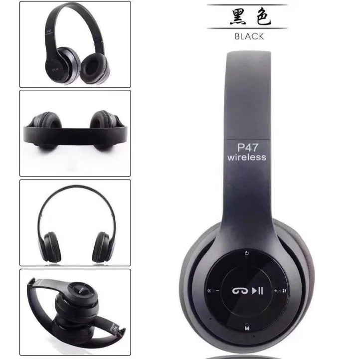 P47%20On%20Ear%20Headphones%20Wired/Wireless%20Earphones%20-%20Image%202