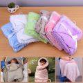 Newborn Baby Blanket Warm Fleece Stroller Cover Swaddling Bedding Infant Swaddle Envelope Wrap - Blanket |. 