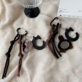 Retro Climbing Rope Hand Rope Bag Pendant Keychain Miu Wind Cartoon Key Pendant Multifunctional Car Key Holder Couple Gifts. 