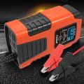 Car Battery Chargers 12V/2A 24V/2A Full Automatic Smart Battery Chargers Maintainer Portable Trickle Chargers Battery Desulfator for Car Motorcycle. 