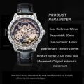 AOKULASIC brand fashionable business automatic mechanical men's watch. 