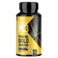 MuscleBlaze Omega 3 Fish Oil Gold 1300mg 60 Capsules with 3x Triple Strength Formula 500mg EPA & 400mg DHA. 