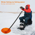 Ice Fishing Skimmer Tough Ergonomics Design Ice Fishing Ladle. 
