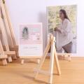 Stand Painting & Sketch Wood Mini Easel Small Foldable Triangle Display Stand Portable Desk Stand Tripod Desk. 