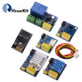 ESP8266 ESP-01S 5V WiFi Relay Module Temperature Sensor DS18B20 DHT11 DHT22 WS2812 RGB LED Remote Control Switch for Arduino. 