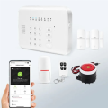 CGearuppt Tuya APP Remote Control WIFI+GSM Alarm System for Home Security Burglar Alarm Sensor PIR Motion Detection Door Contact. 