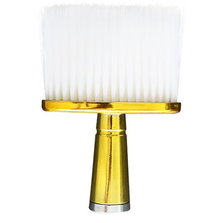 OUMERY Barber NeCk Duster Cleaning Face Hair Brush for Hair Cutting SweePing Brushes Cleaner Barber AccESSories Tool Gold