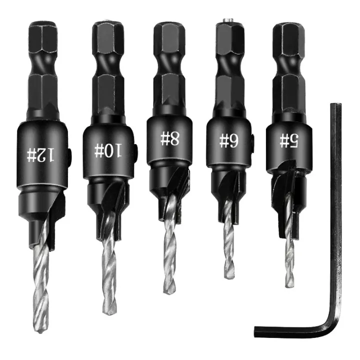 5pcs%20countersunk%20woodworking%20drill%20uitable%20for%20#%205%20#%206%20#%208%20#%2010%20#%2012%20crews%20-%20Image%202