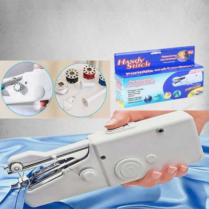 Handy Stitch Portable And Cordless The Handheld Sewing Machine