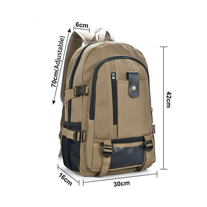 Vintage%20Camping%20Bag%20Canvas%20Backpack%20Laptop%20Bag%20Schoolbag%20Rucksack%20-%20Image%202