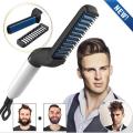Electric Hair Beard Comb Quick Straightener Multifunctional Styling For Men Diy Flexible Modeling,Magic Massage Comb. 