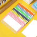 ARELENE 28 Pieces Binder Pockets A6 Size 6 Holes Binder Zipper Folders Waterproof PVC Loose Leaf Bags for 6-Ring Binder Notebook. 