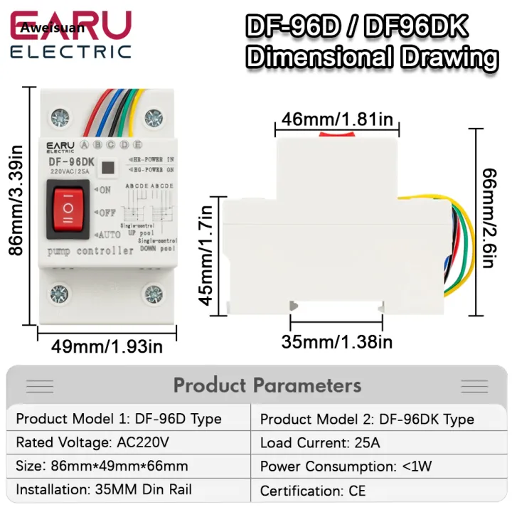 Aweisuan%20DF-96D%20DF-96DK%20Water%20Level%20Controller%20Switch%2025A%20220V%20Water%20Tank%20Liquid%20Level%20Detection%20Sensor%20Water%20Pump%20Controller%202M%20Wires%20-%20Image%202