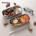 Wenefang New Portable Leak-proof Food Double-layer Bento Box Lunch Box Lunch Box for Kids Food Container Food Storage Snack. 