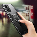 Vantime Case for OnePlus Nord 2T 5G Metallic Ring Stand Armor Hard Back Protective Casing. 