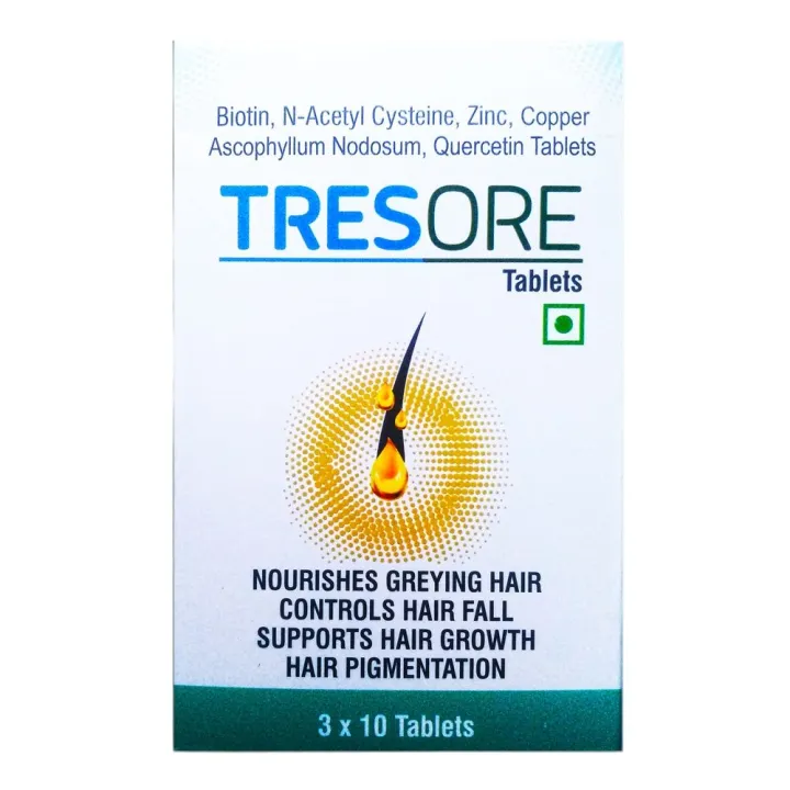 Tresore%20Biotin%20Tablets,%2030%20tab,%20For%20Hair%20growth%20and%20Nails%20-%20Image%202