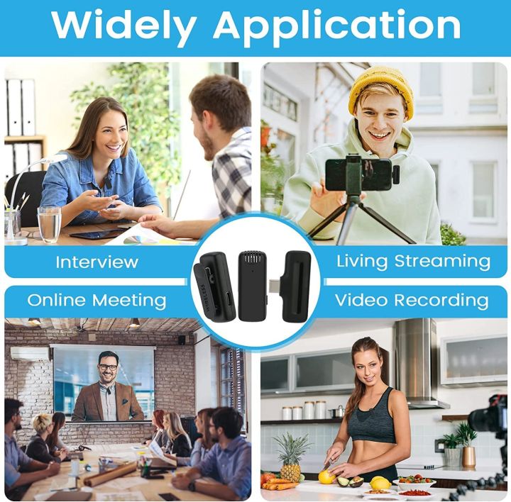 Double%20Wireless%20Lavalier%20Microphone%20Compatible%20for%20Type%20C%20with%20iPhone%20Connector,%20Charging%20Case%20Active%20Noise%20Cancellation%20Suitable%20for%20Vlog%20Insta%20You%20Tube%20Video%20Recording%20(Dual%20Mic)%20-%20Image%209