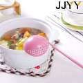 2 in 1 Long Handle Soup Spoon Strainer Home Cooking Colander Kitchen Ladle Dual Use Tableware. 