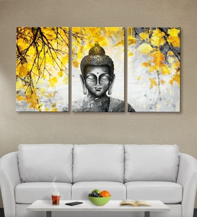 3%20Piece%20Panel%20Buddha%20Wall%20Hang%20God%20Canvas%20Art%20on%20Vinyl%20Forex%20Print%20with%20Frame%20by%20om%20canvas%20-%20Image%202