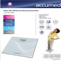 AccuMed Weighing Scale ( Weight Machine) | AccuMed BS1204 4 Sensor Technology Glass Body Personal Weighing Scale. 
