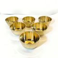 Brass Bowl Set of 6 Dhalod Kachaura Heavy Dhalaut Kachora Bati. 