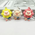 Smiling Face Sunflower Pig Key Chain Couple Car Key Pendant Cartoon Bag Pendant Maoxiu. 